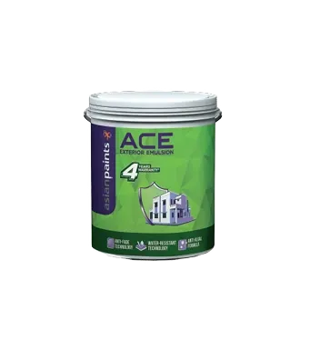 Asian Paints Ace Exterior Emulsion, Base White (1lt)