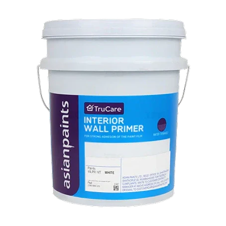 Asian Paints TruCare Interior Wall Primer, Water Thinnable, 20 Litre Bucket (20lt)
